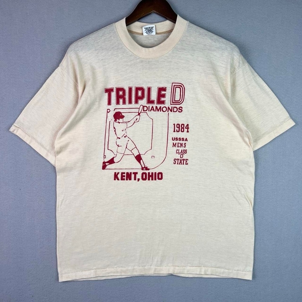Triple D Diamonds Men's Softball 1984 Tee Shirt